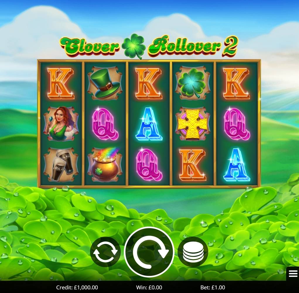 Clover Rollover 2: image of main menu