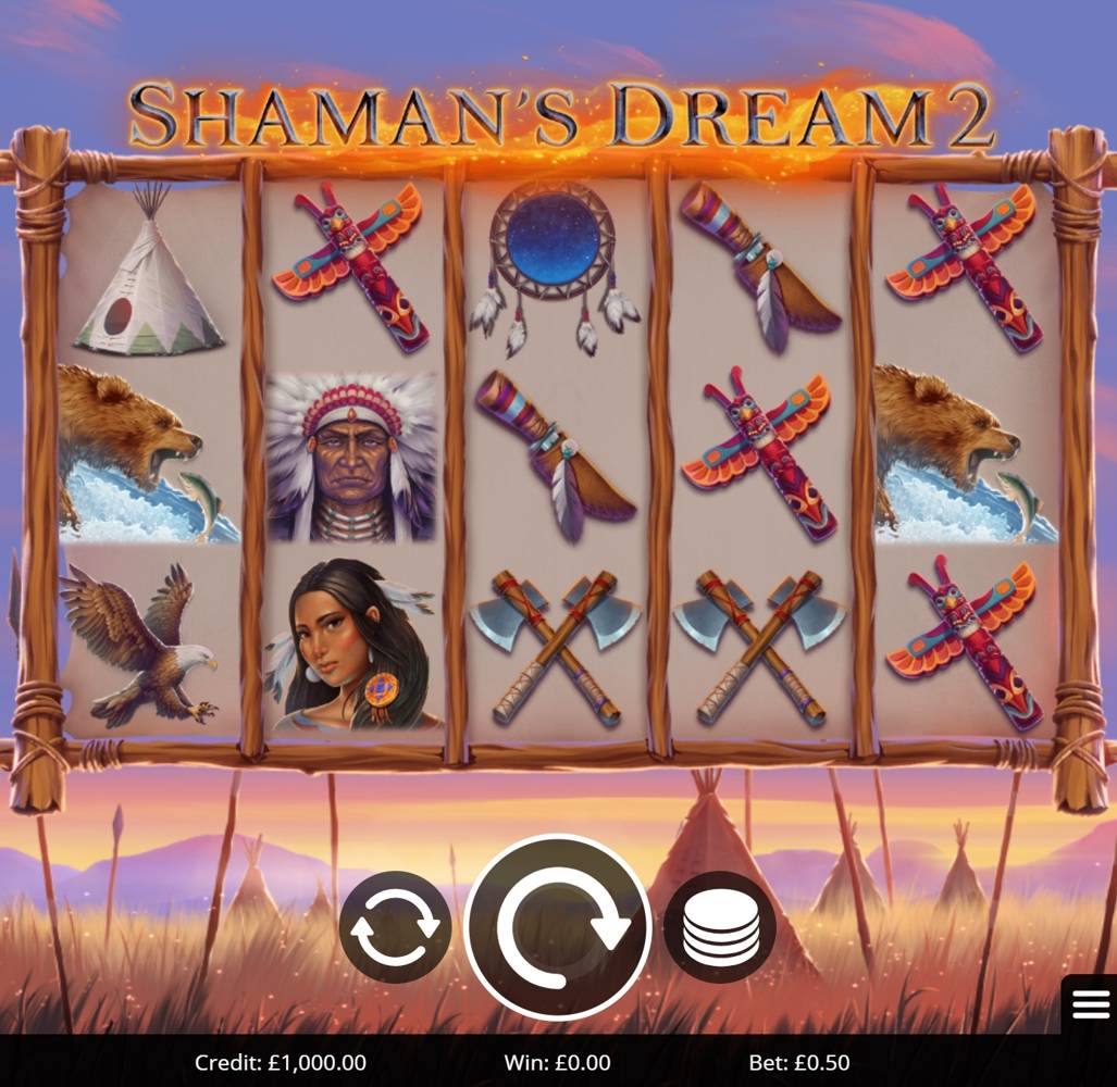 Shaman's Dream 2: image of main menu