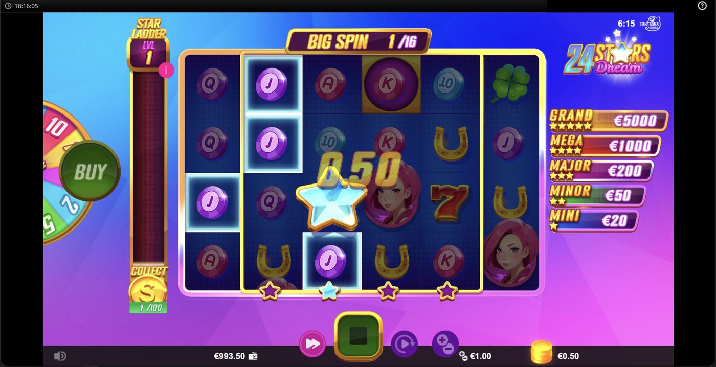 24 Stars Dream: image of winning