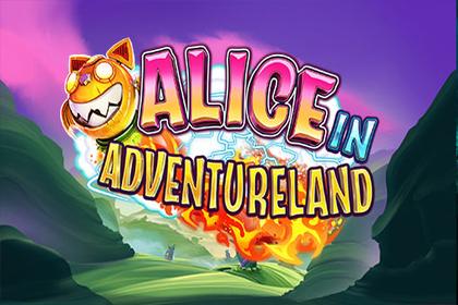 Alice in Adventureland Online Slot Logo