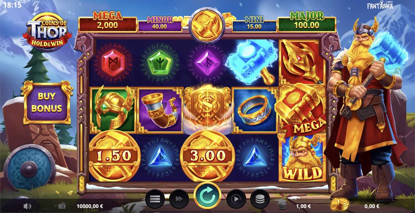 Coins of Thor: image of main menu