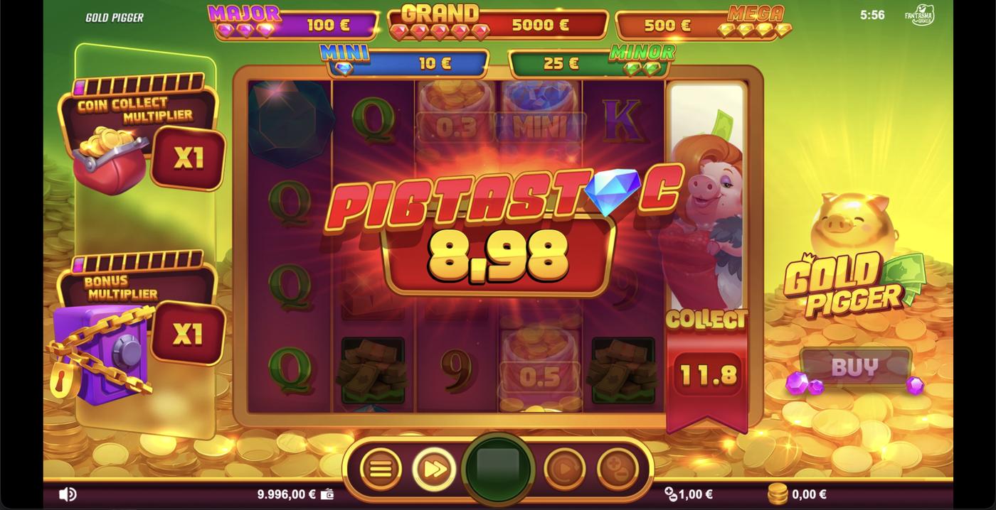 Gold Pigger: image of winning