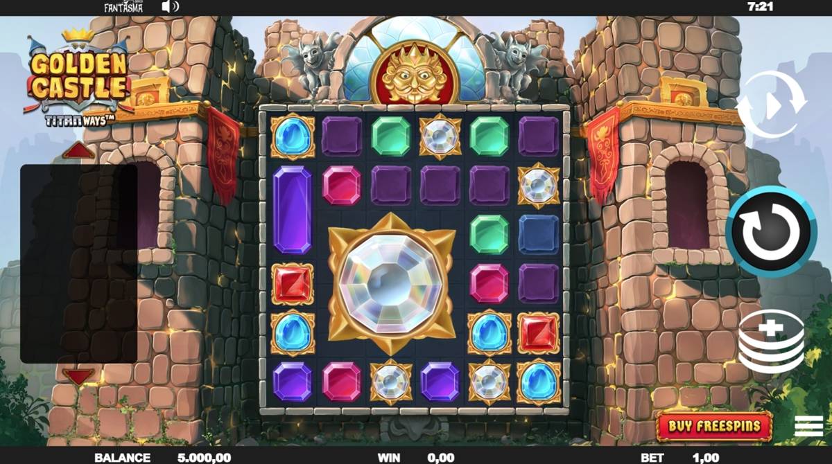 Golden Castle Titanways: image of main menu