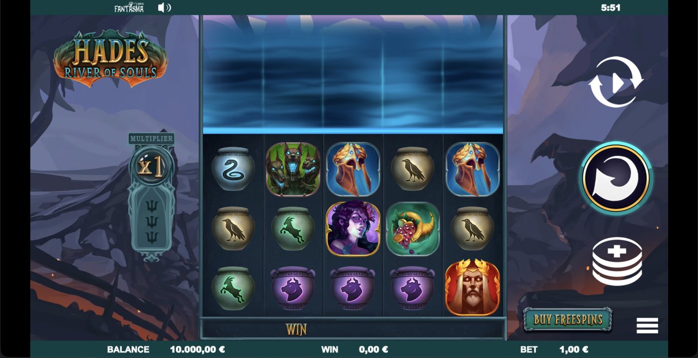 Hades River of Souls: image of main menu