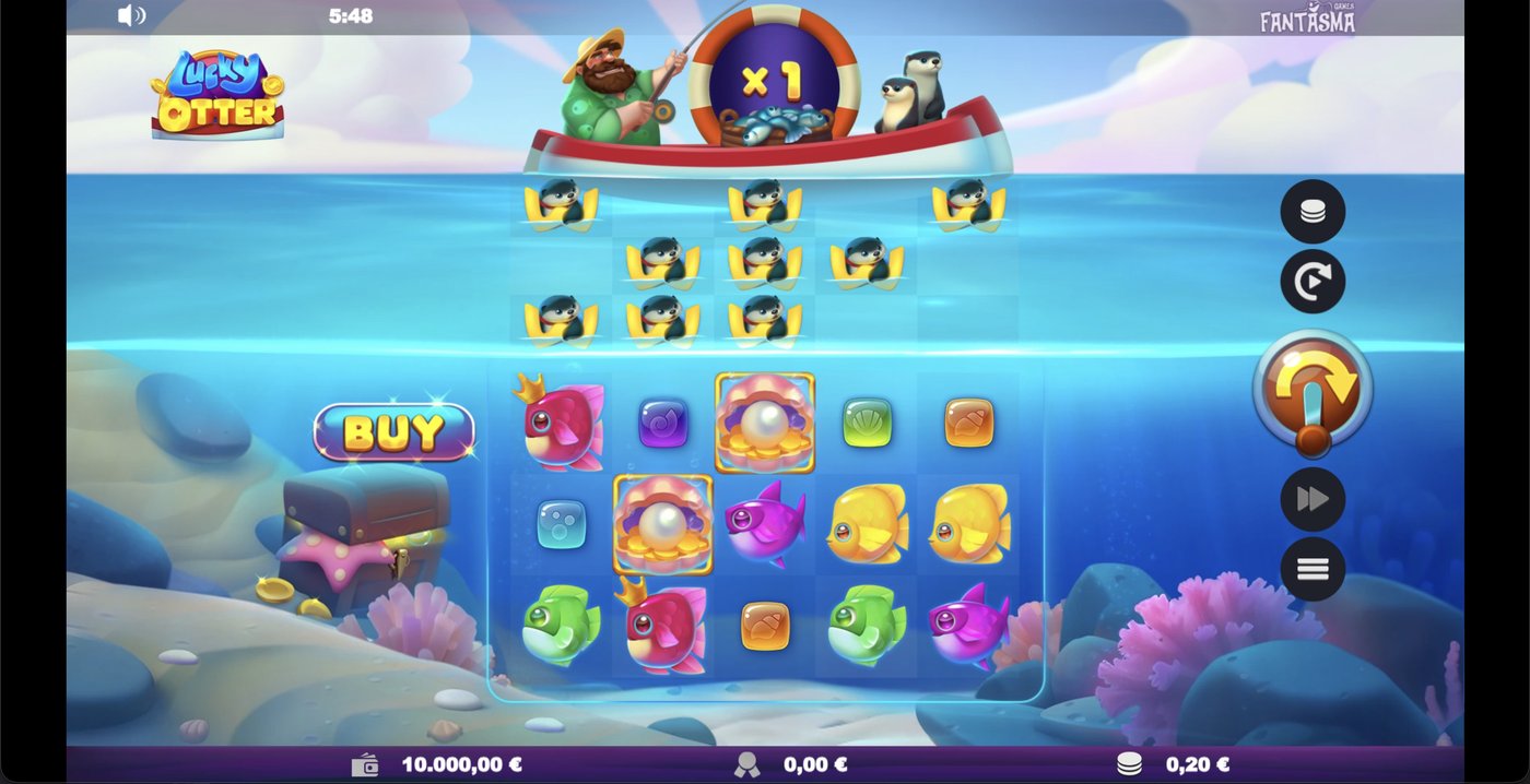 Lucky Otter: image of main menu