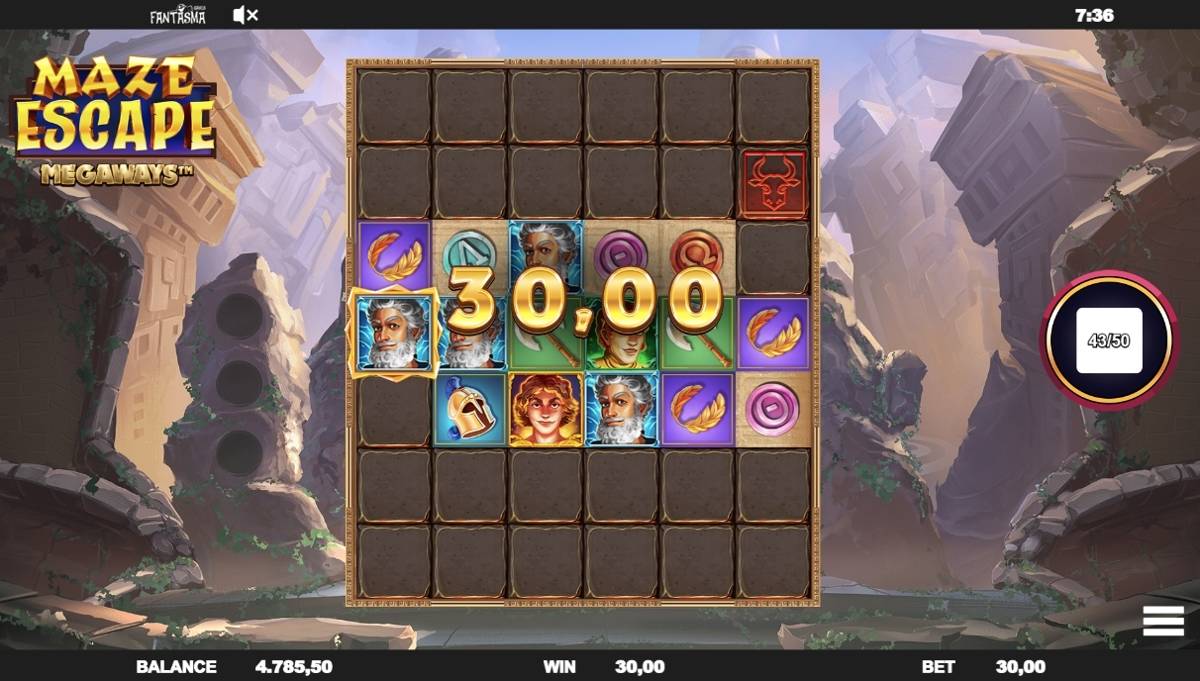 Maze Escape Megaways: image of winning