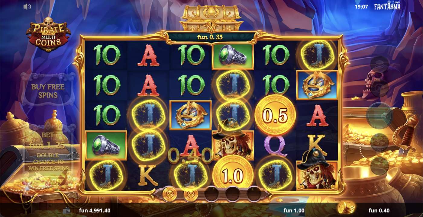 Pirate Multi Coins: image of winning