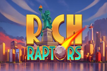 Rich Raptors Online Slot Logo