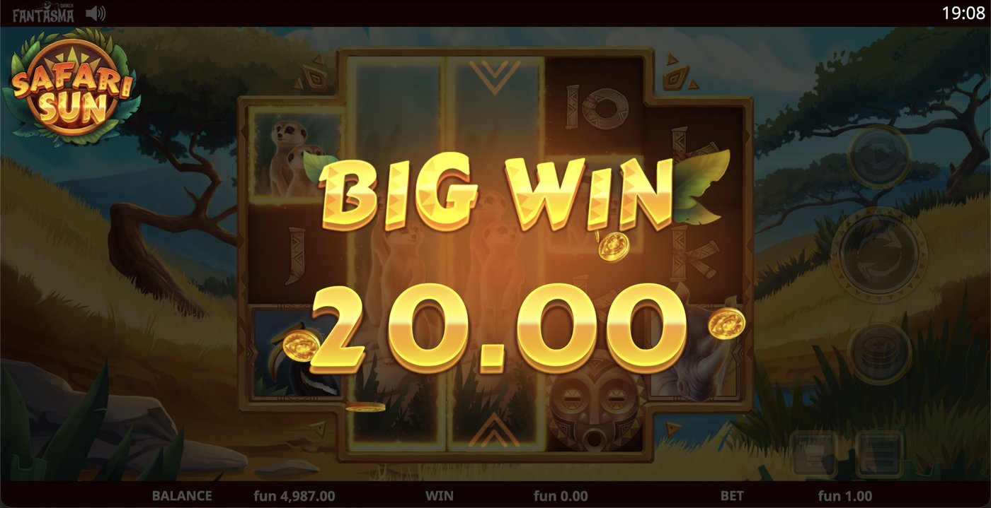 Safari Sun: image of winning