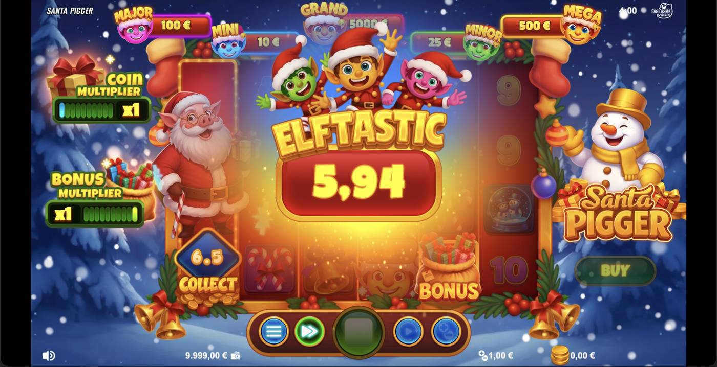 Santa Pigger: image of winning