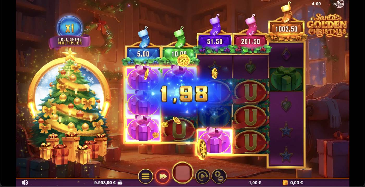 Santa's Golden Christmas: image of winning