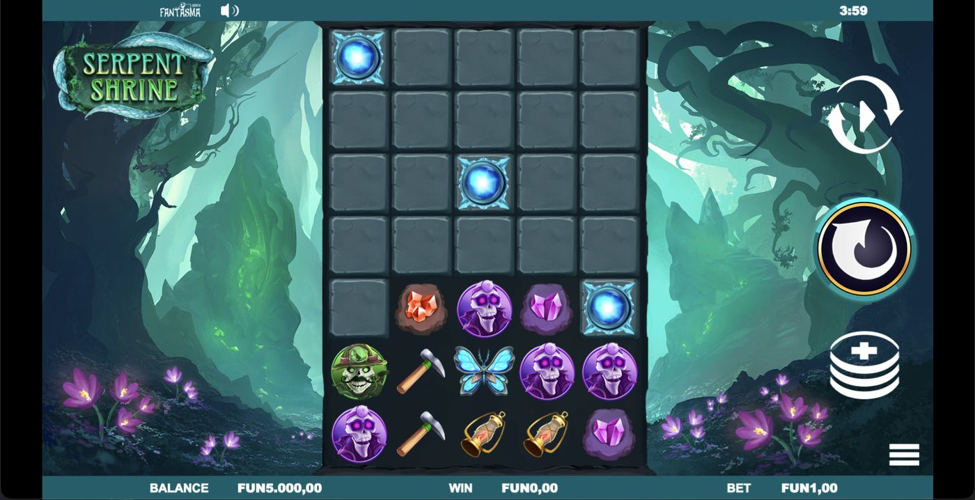 Serpent Shrine: image of main menu