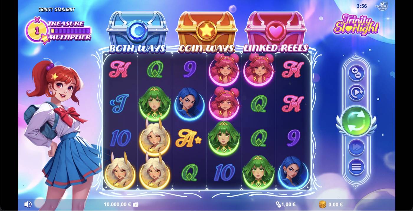 Trinity Starlight: image of main menu