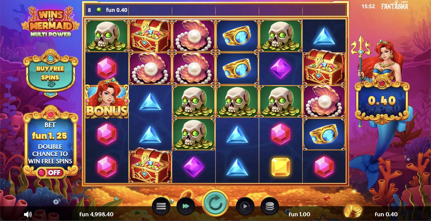 Wins of Mermaid Multipower: image of winning