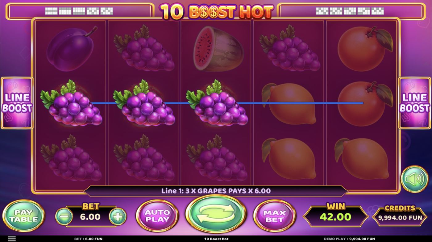 10 Boost Hot: image of winning