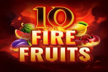 10 Fire Fruits Online Slot Logo