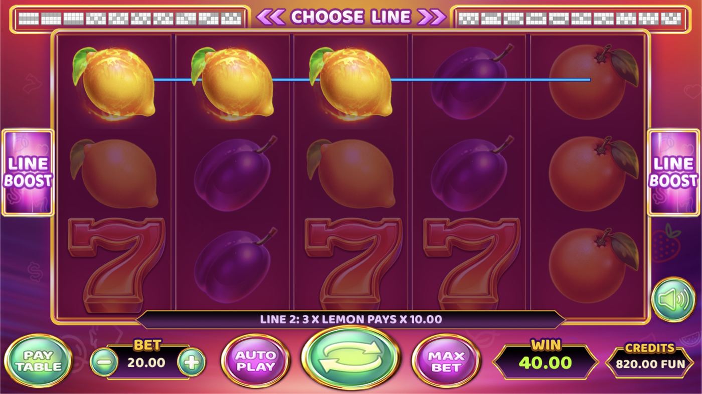 20 Boost Hot: image of winning