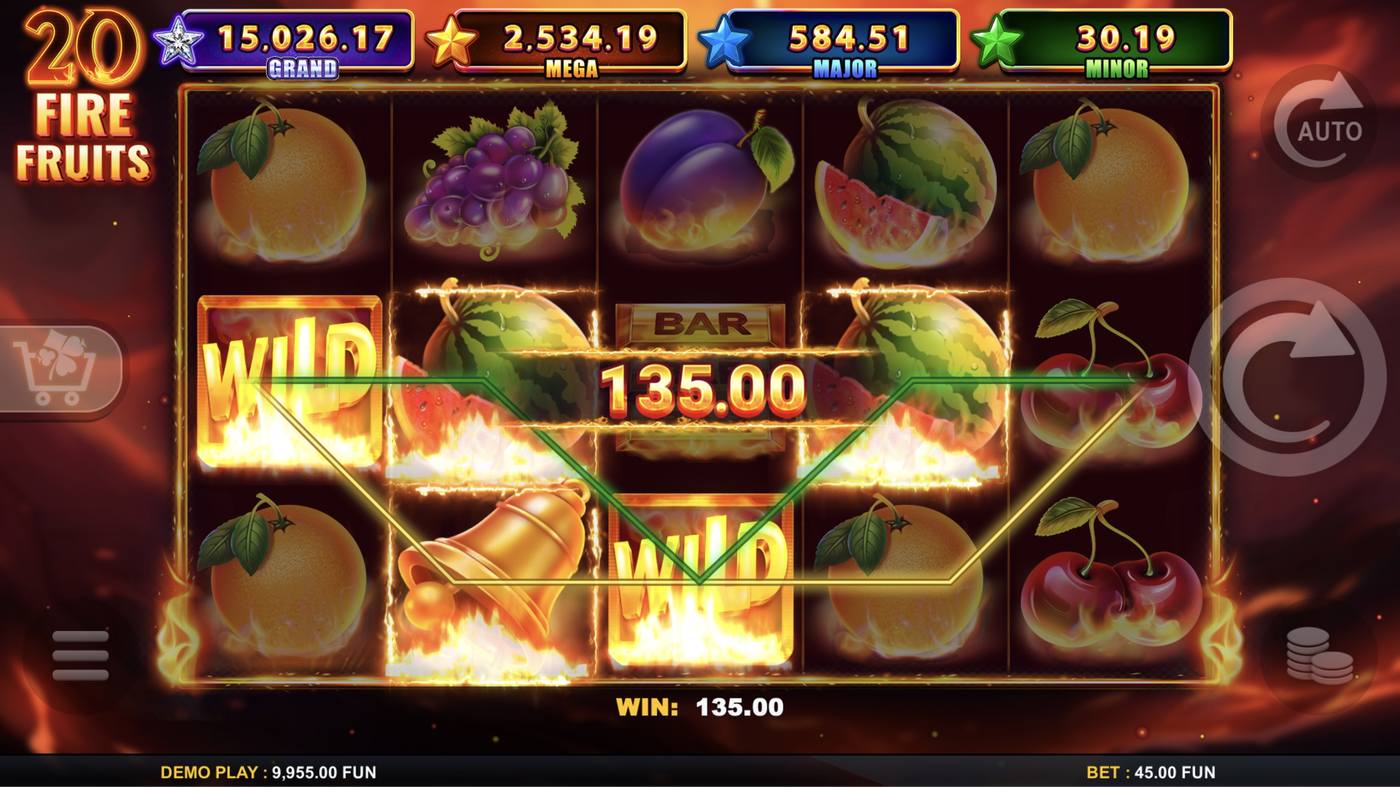 20 Fire Fruits: image of winning