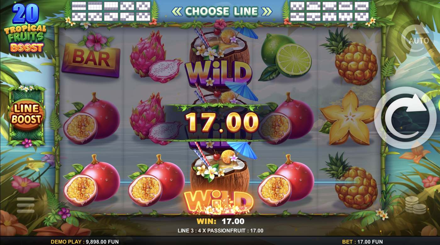 20 Tropical Fruits Boost: image of winning