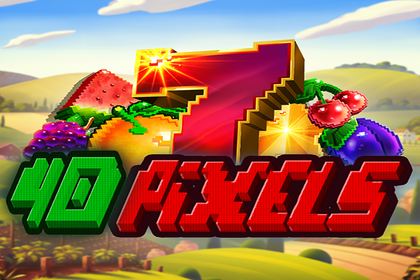 40 Pixels Online Slot Logo