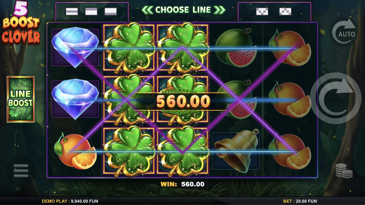 5 Boost Clover: image of winning