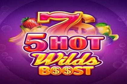 5 Hot Wilds Boost Online Slot Logo