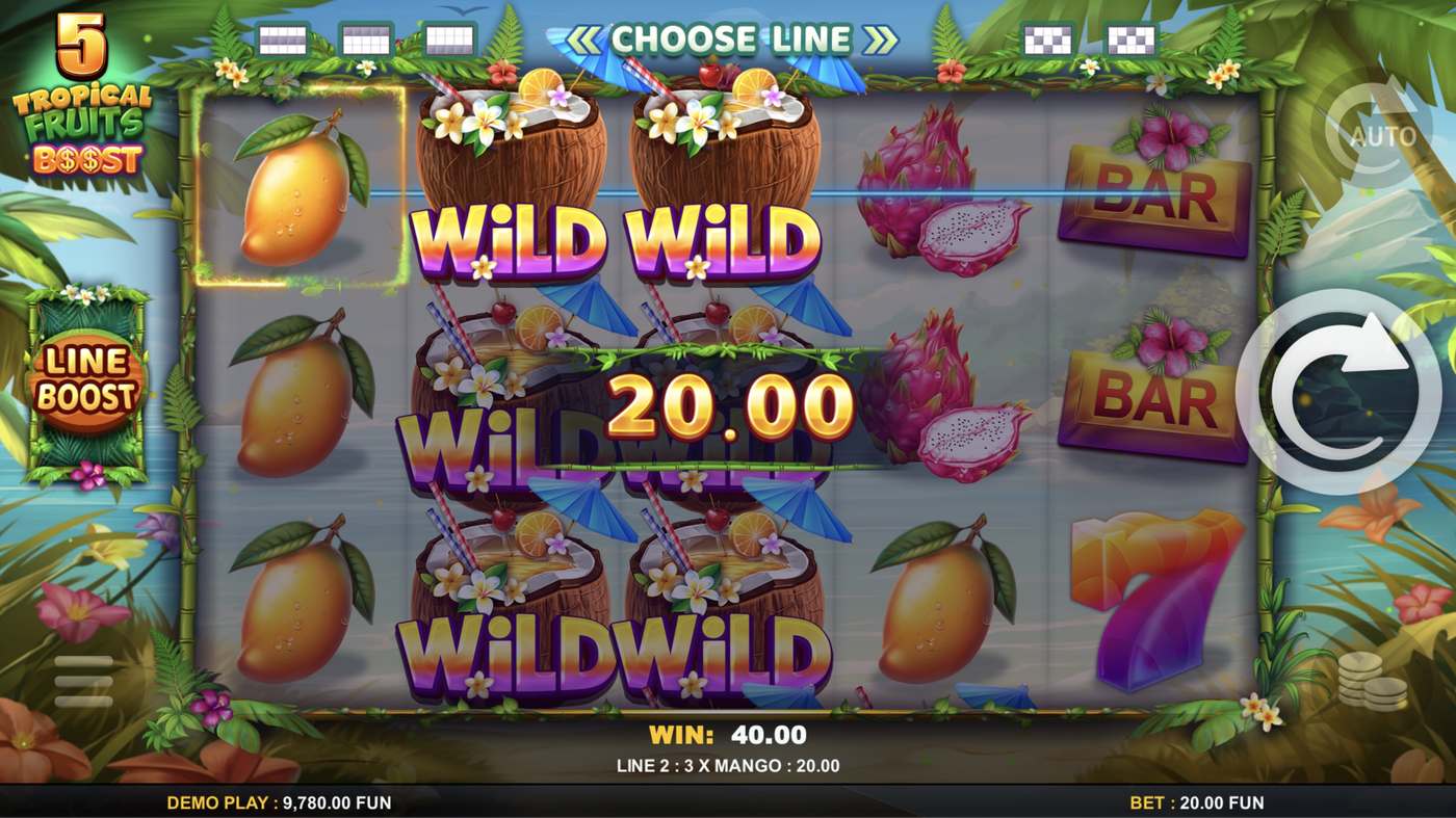 5 Tropical Fruits Boost: image of winning
