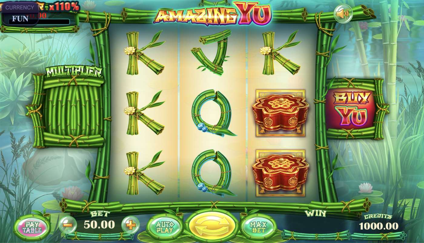 Amazing Yu: image of main menu