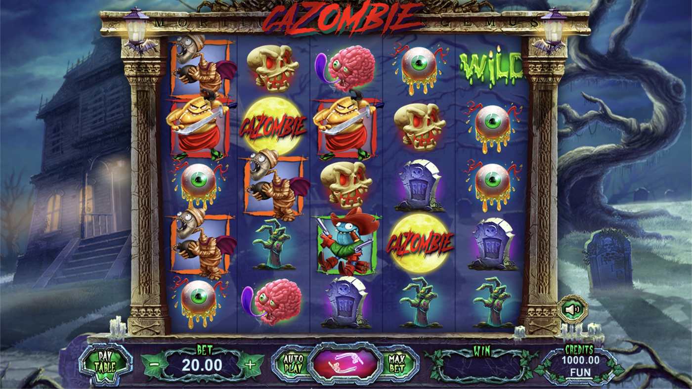 Cazombie: image of main menu