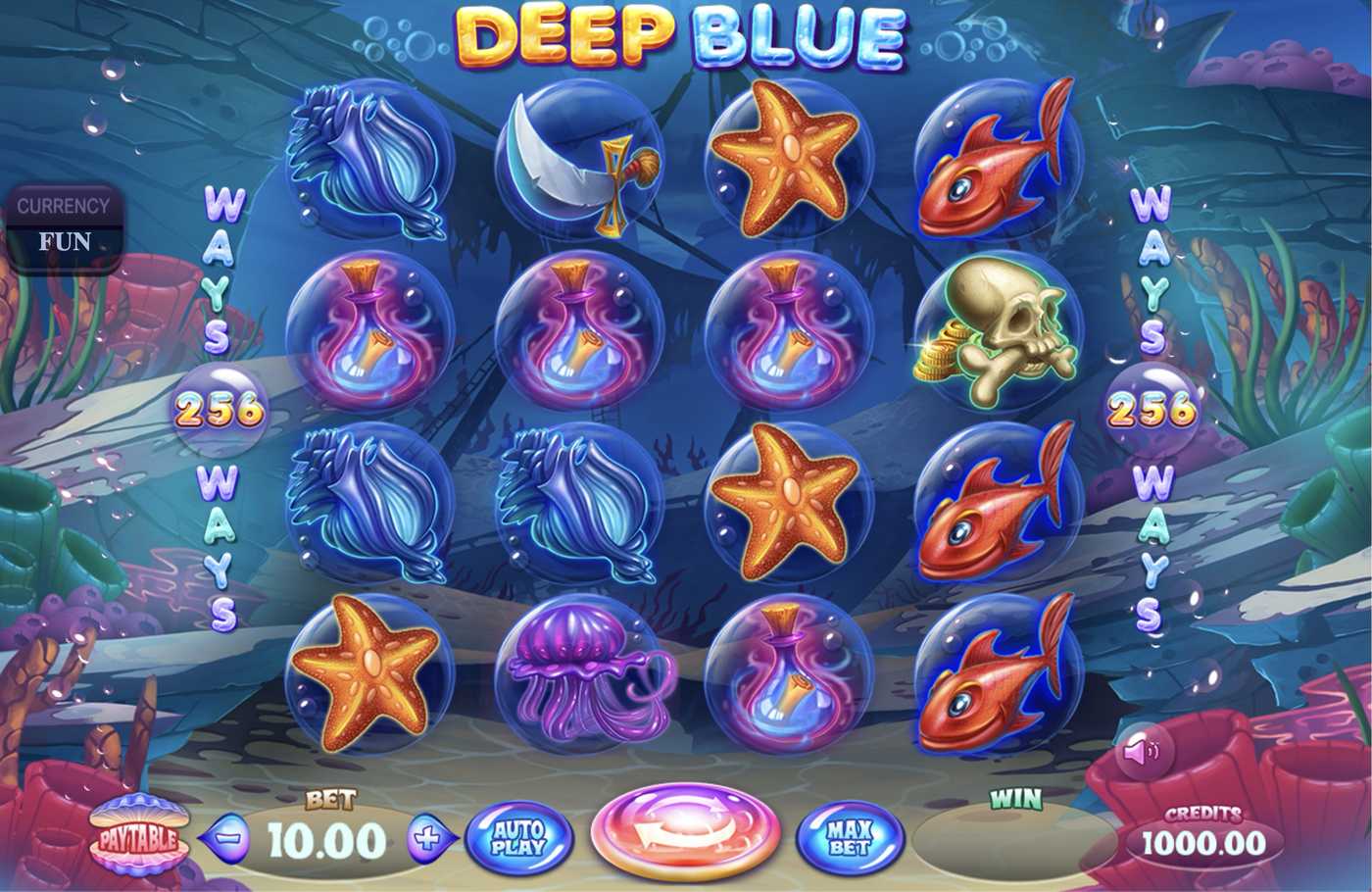 Deep Blue: image of main menu
