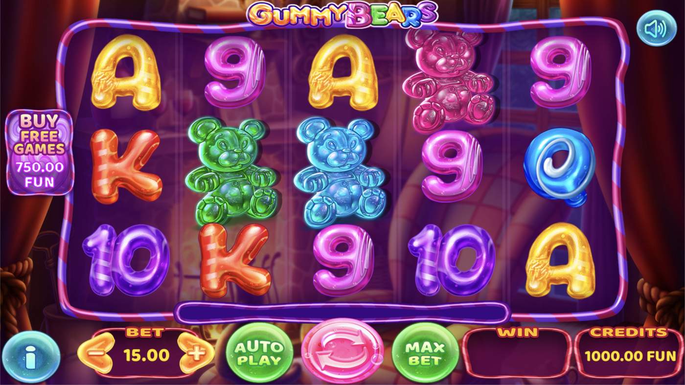 Gummy Bears: image of main menu