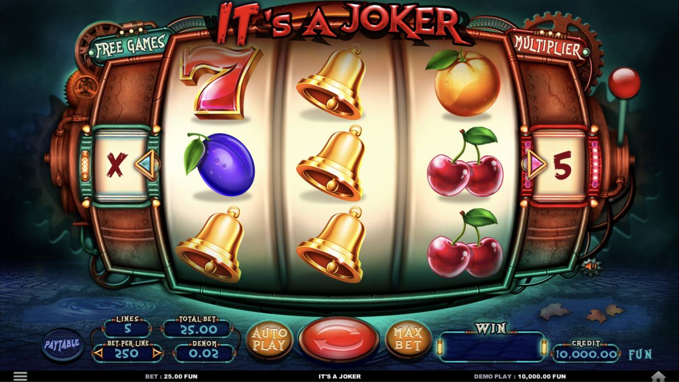 It's a Joker: image of main menu