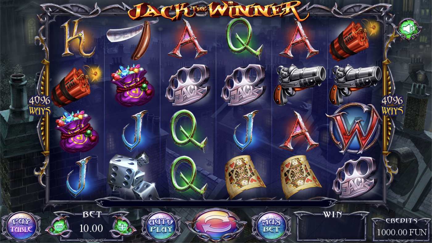 Jack The Winner: image of main menu
