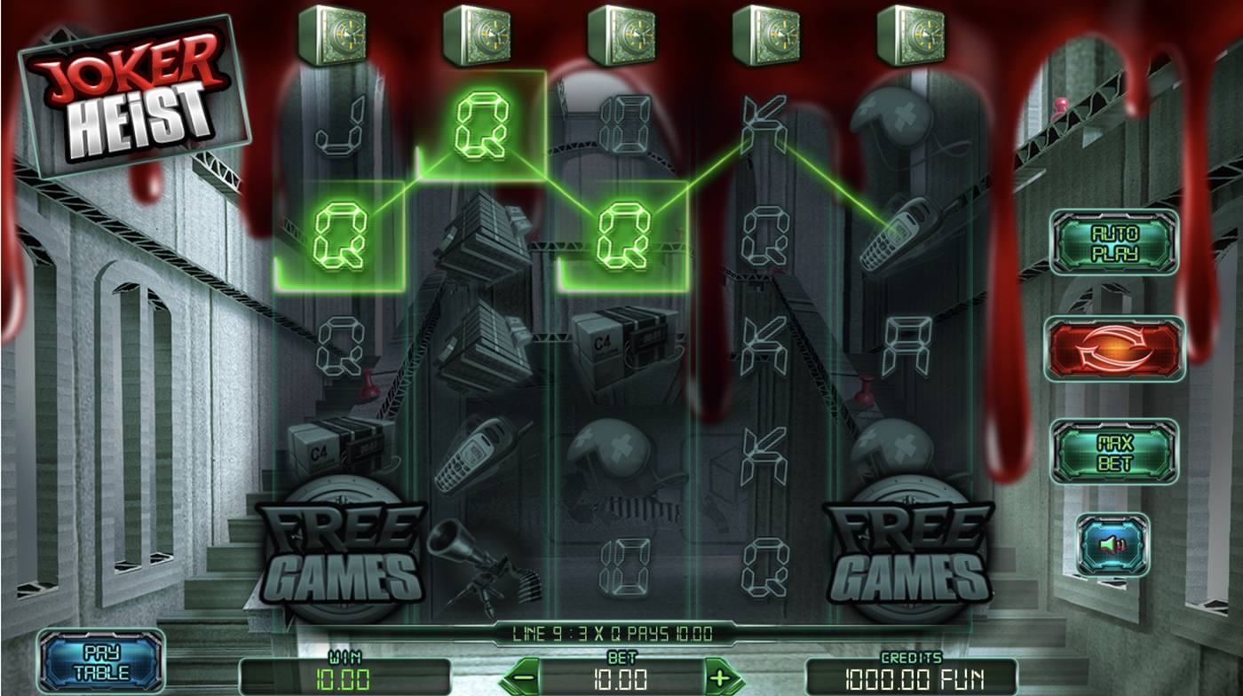 Joker Heist: image of winning