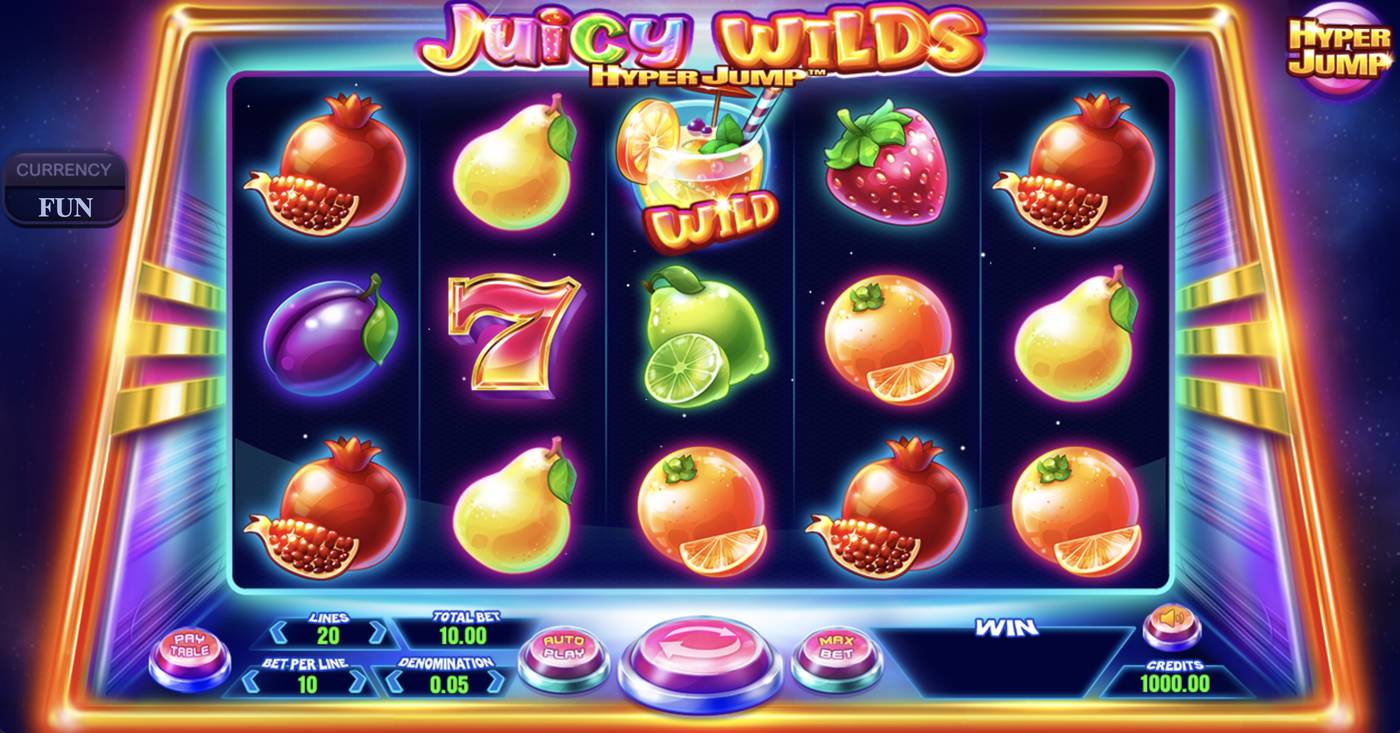 Juicy Wilds: image of main menu