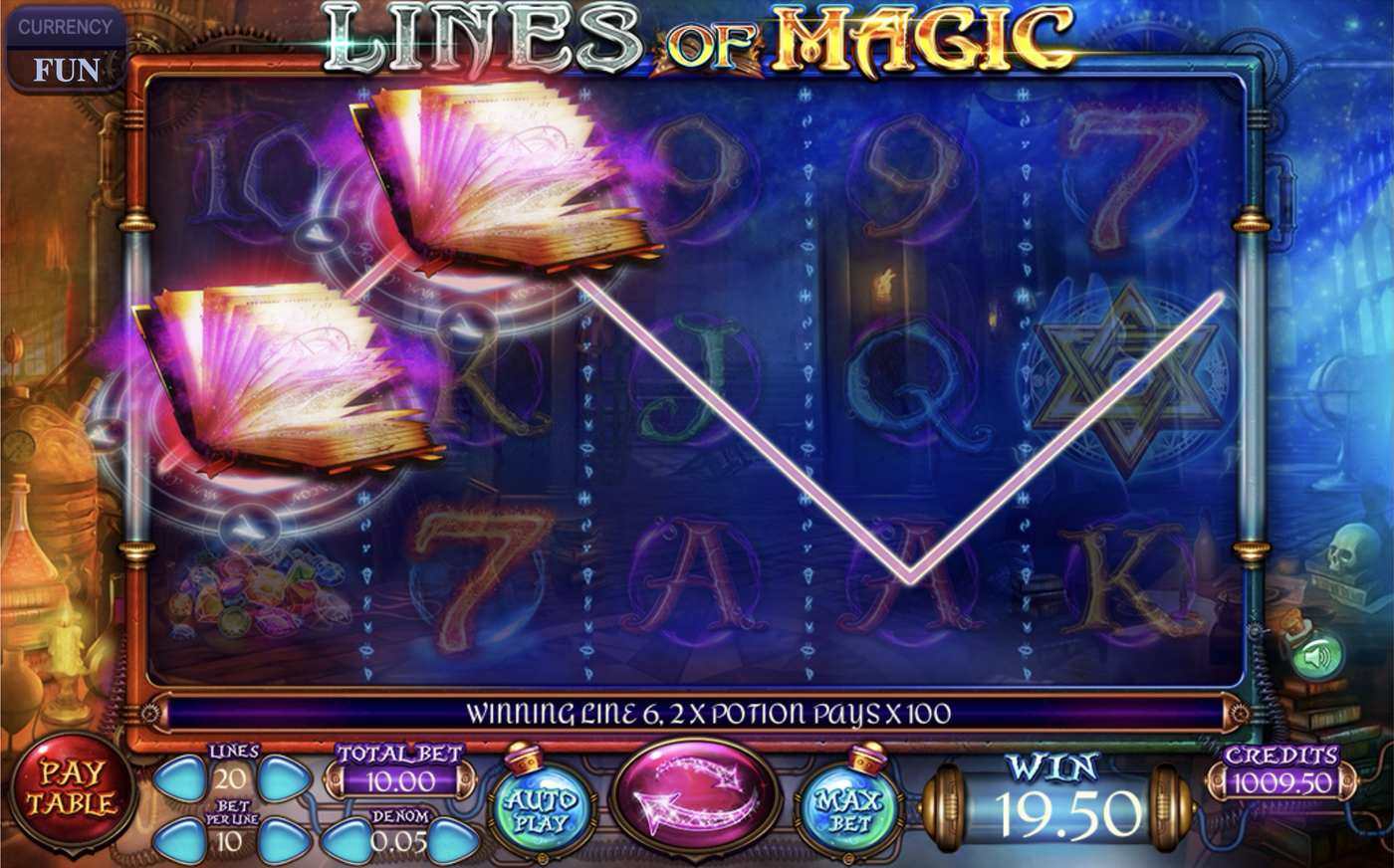 Lines of Magic: image of winning
