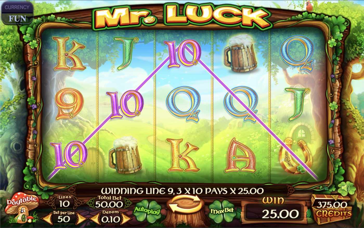 Mr. Luck: image of winning