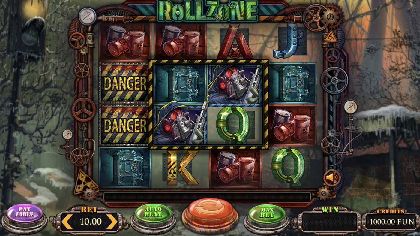 RollZone: image of main menu