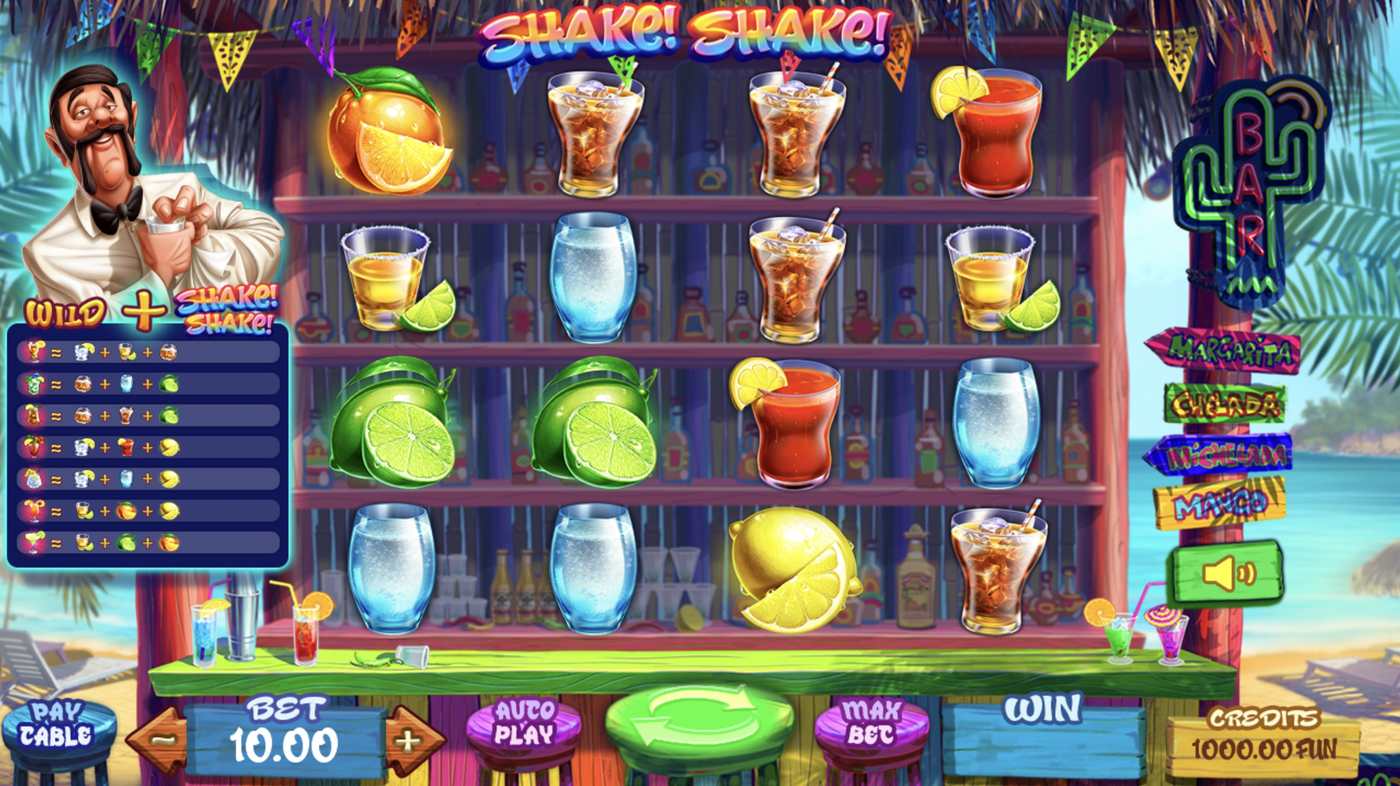 Shake! Shake!: image of main menu