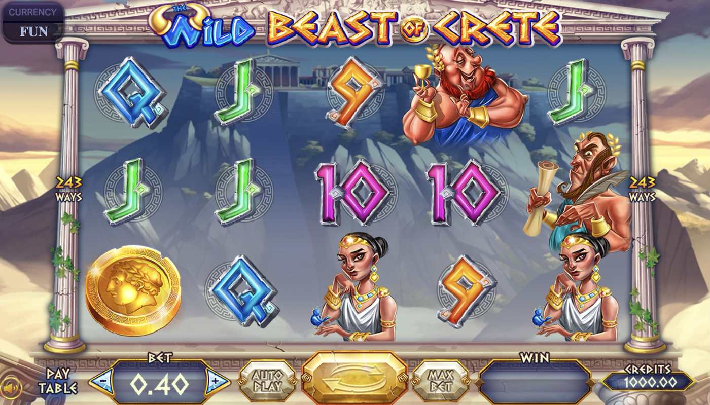 Wild Beast of Crete: image of main menu