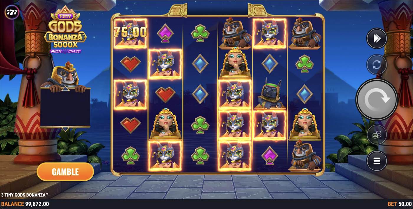 3 Tiny Gods Bonanza: image of winning