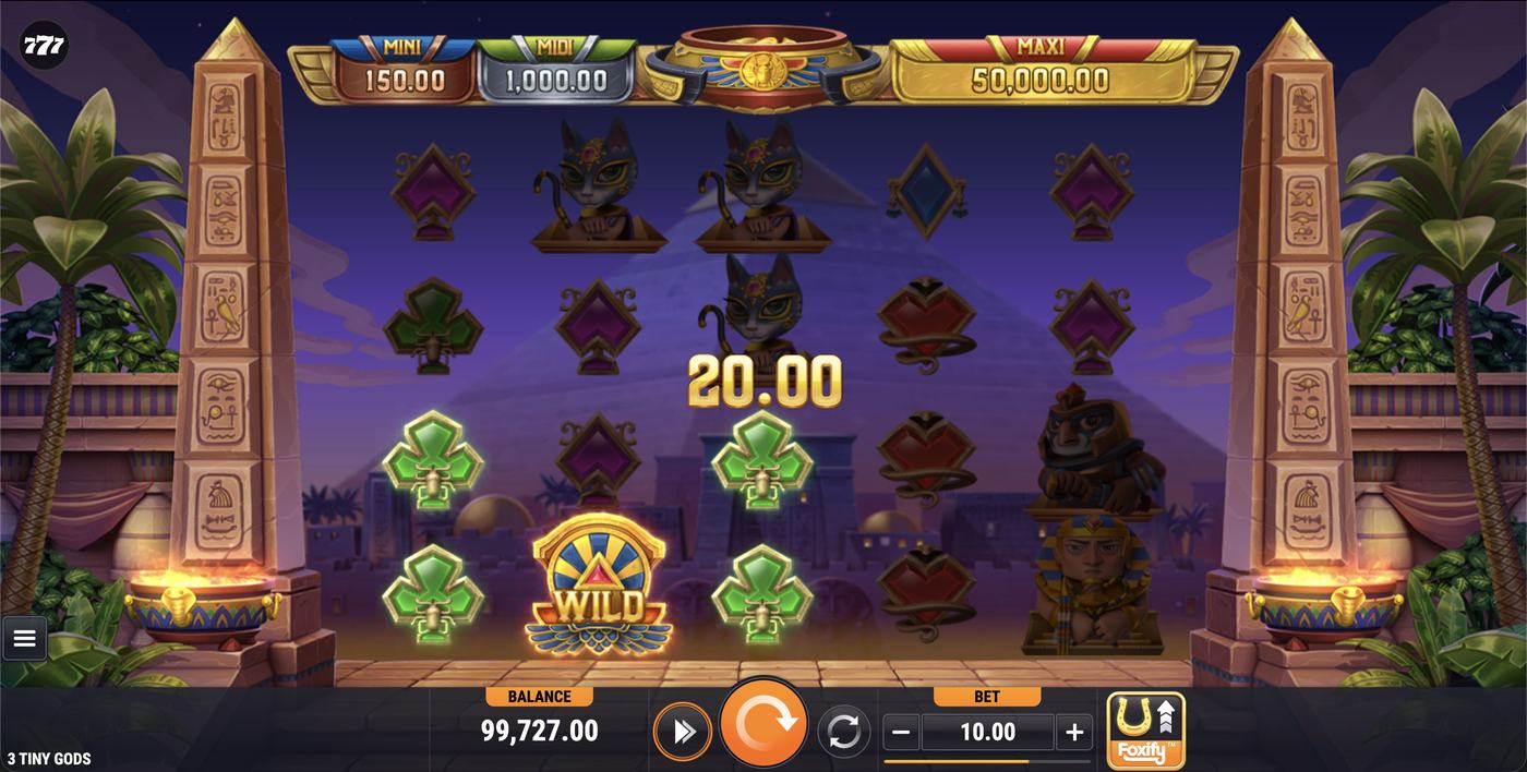 3 Tiny Gods: image of winning