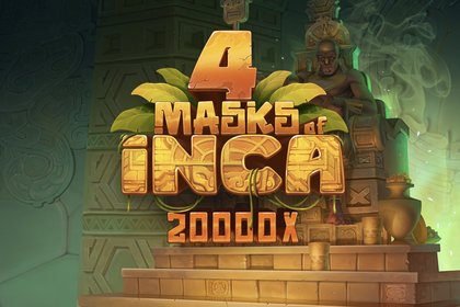 4 Masks of Inca Online Slot Logo