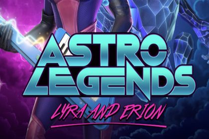 Astro Legends: Lyra and Erion Online Slot Logo