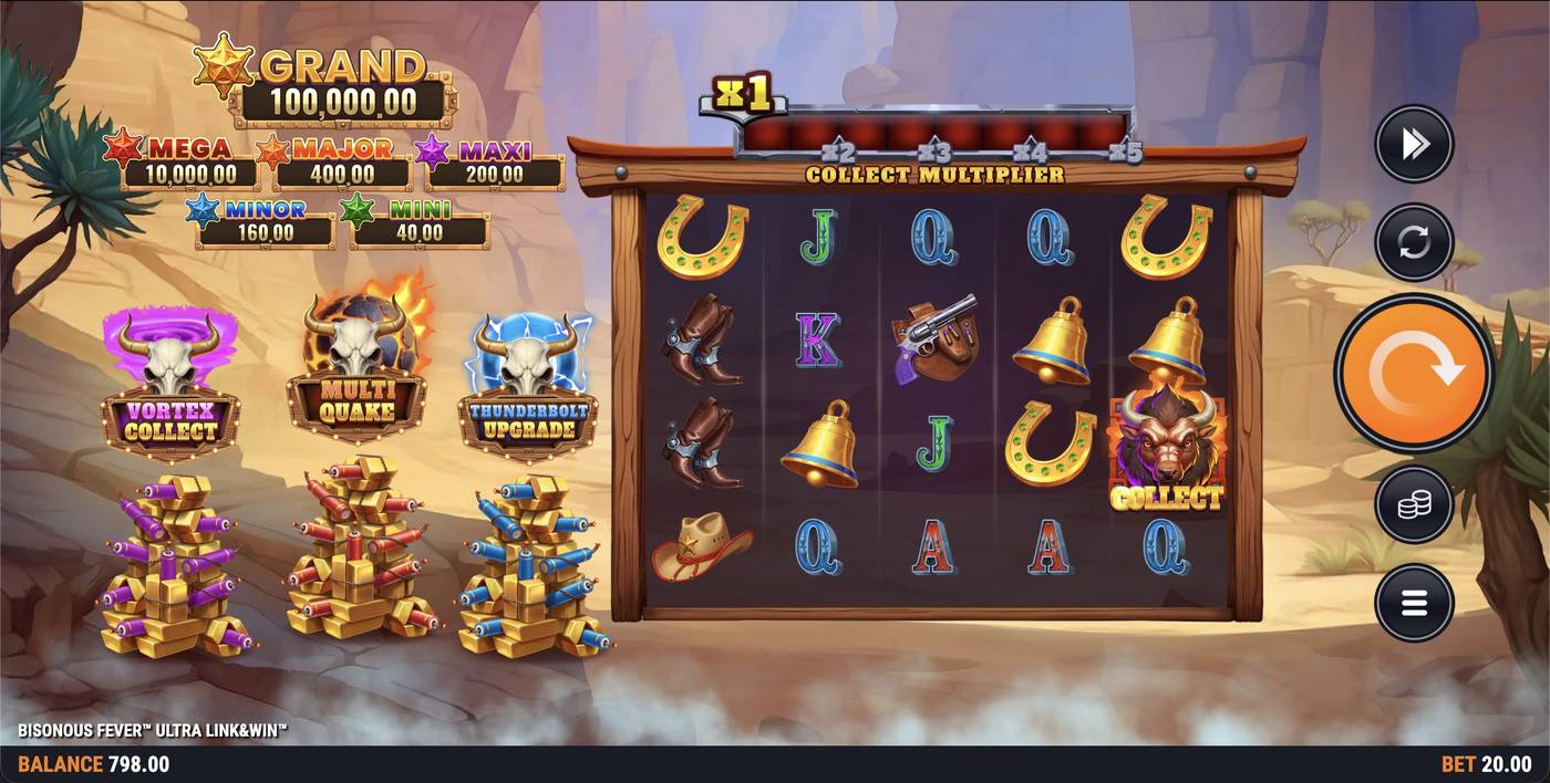 Bisonous Fever: image of main menu