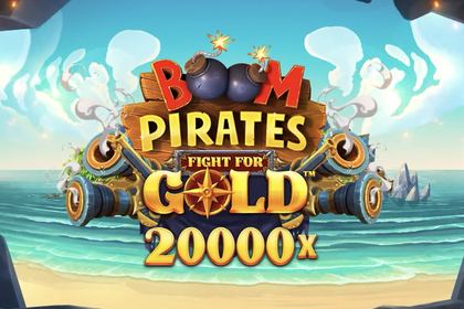 Boom Pirates Fight For Gold Online Slot Logo