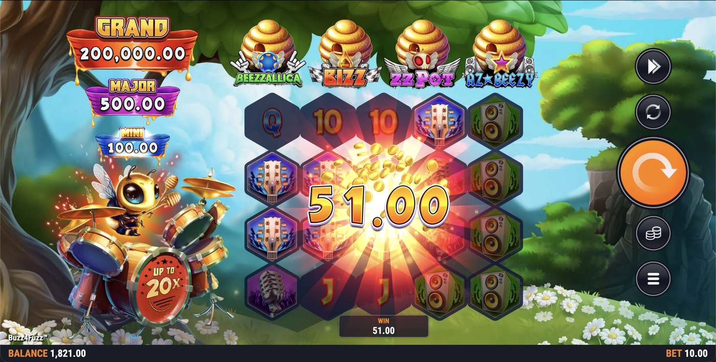 Buzz4Fuzz: image of winning