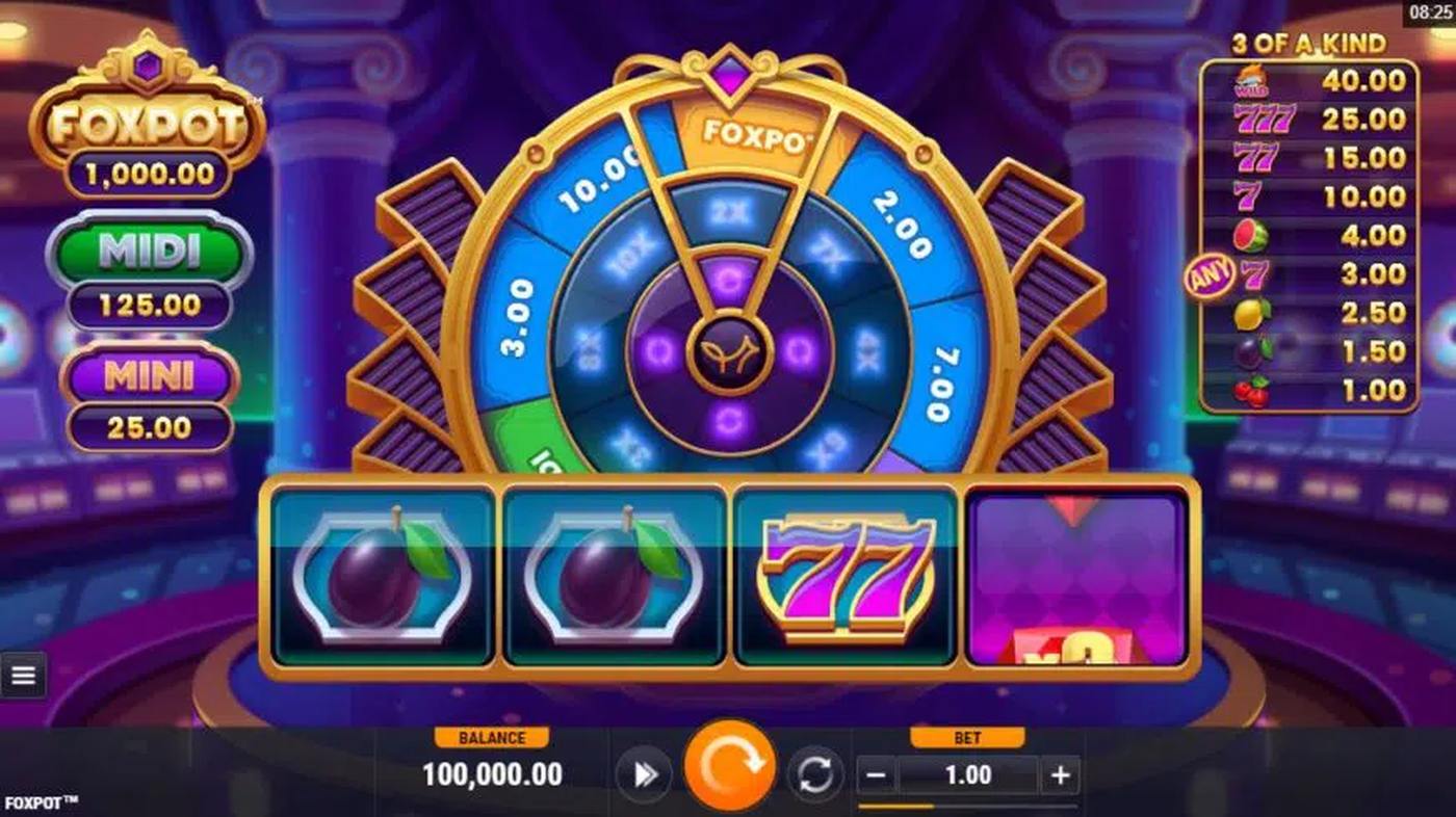 FOXPOT: image of main menu