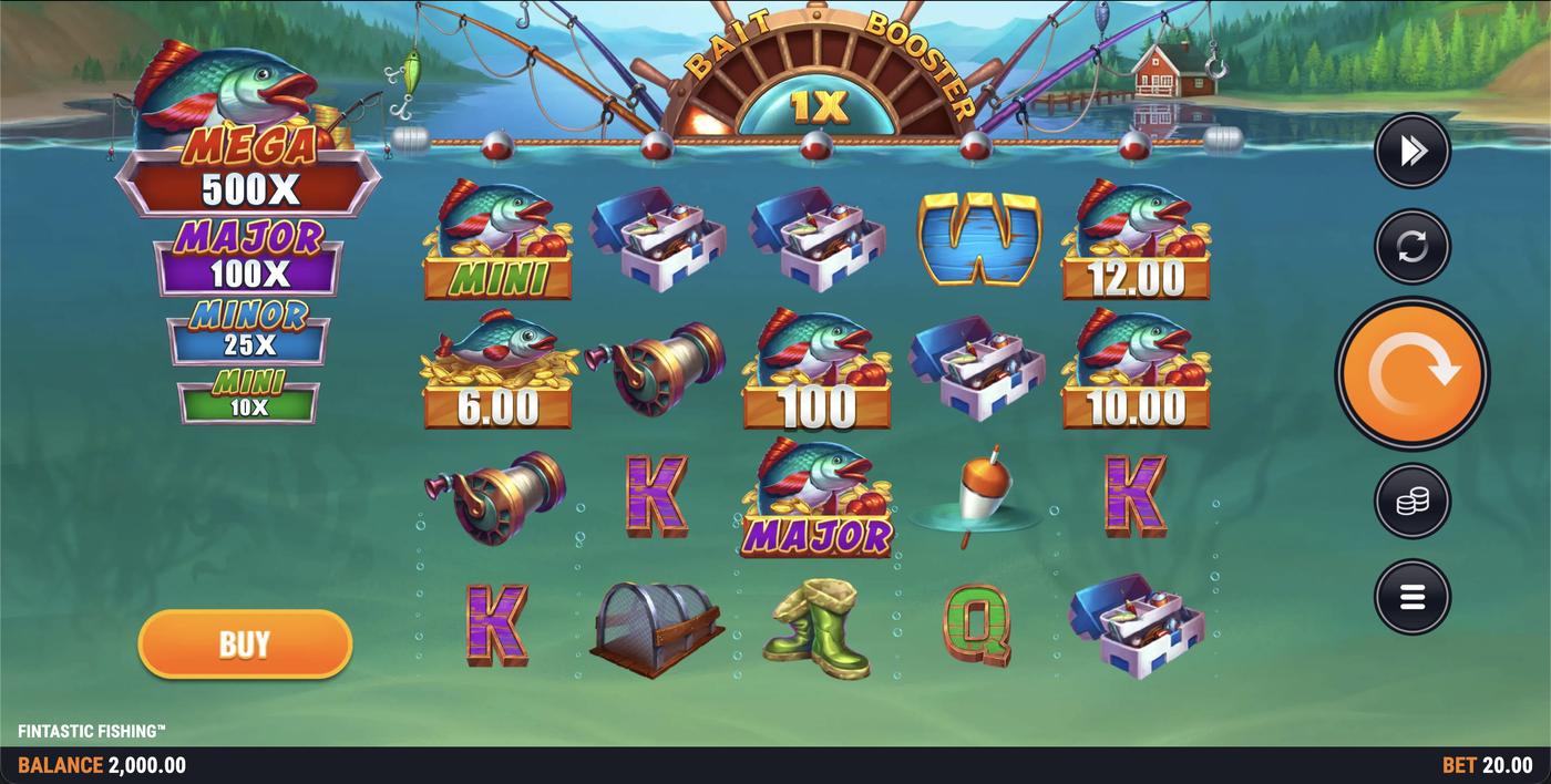 Fintastic Fishing: image of main menu