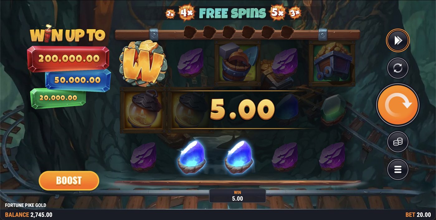 Fortune Pike Gold: image of winning